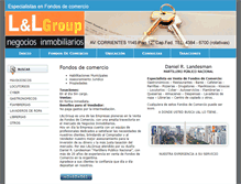 Tablet Screenshot of fondosdecomerciolyl.com.ar